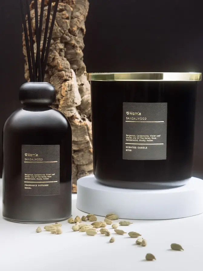 Świeca zapachowa VELUMA Sandalwood 870 g