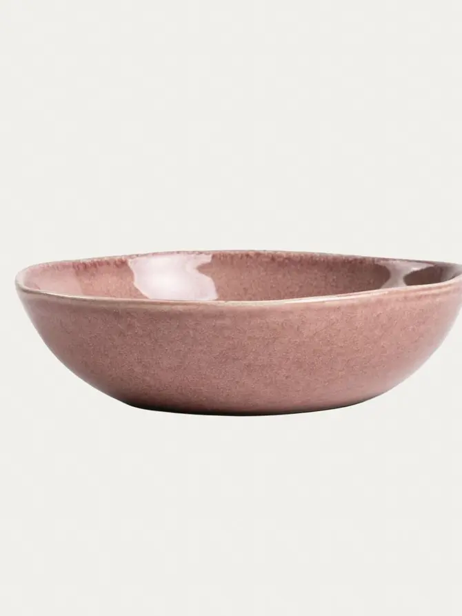 Talerz MYSTIC głęboki różowy 19 cm