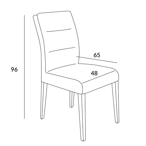 Krzesło ARVIKA szary welur- natur noga - lite drewno 96x48x65 cm
