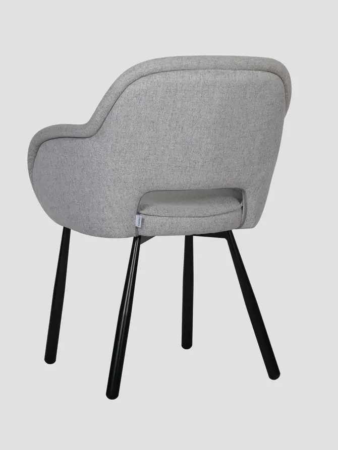 Krzesło CAMPEA Szare 61x61x84 cm
