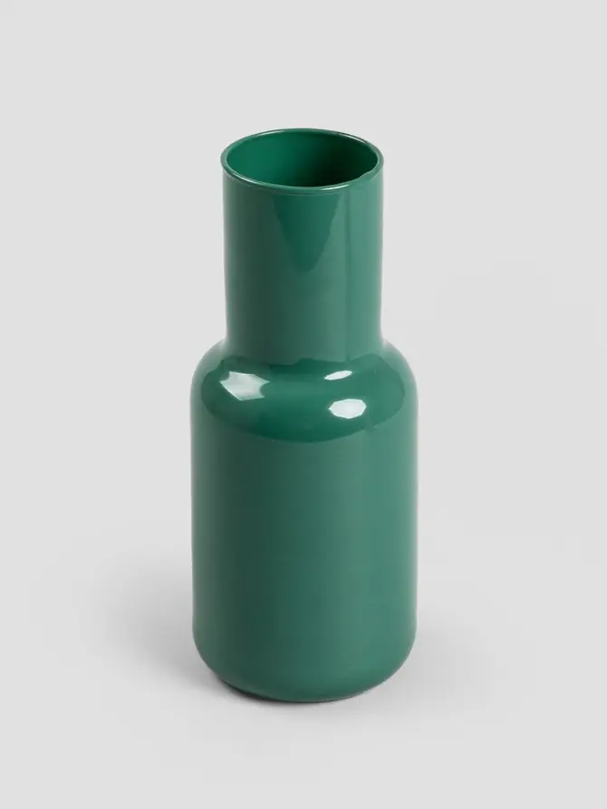 Wazon BELLY szklany pistacjowy 9x21 cm