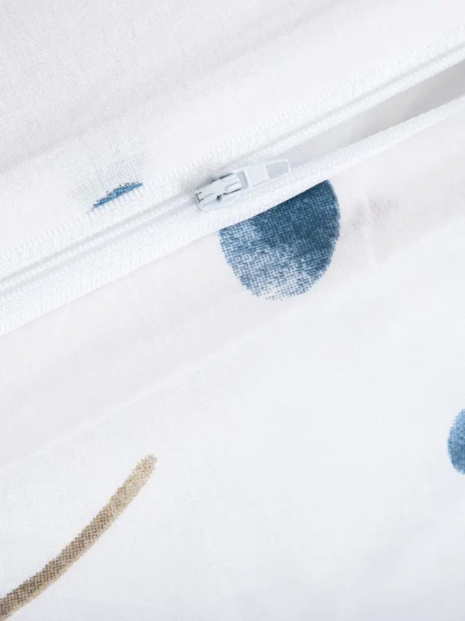 Pościel BRINN bawełniana w kwiaty 220x200 cm