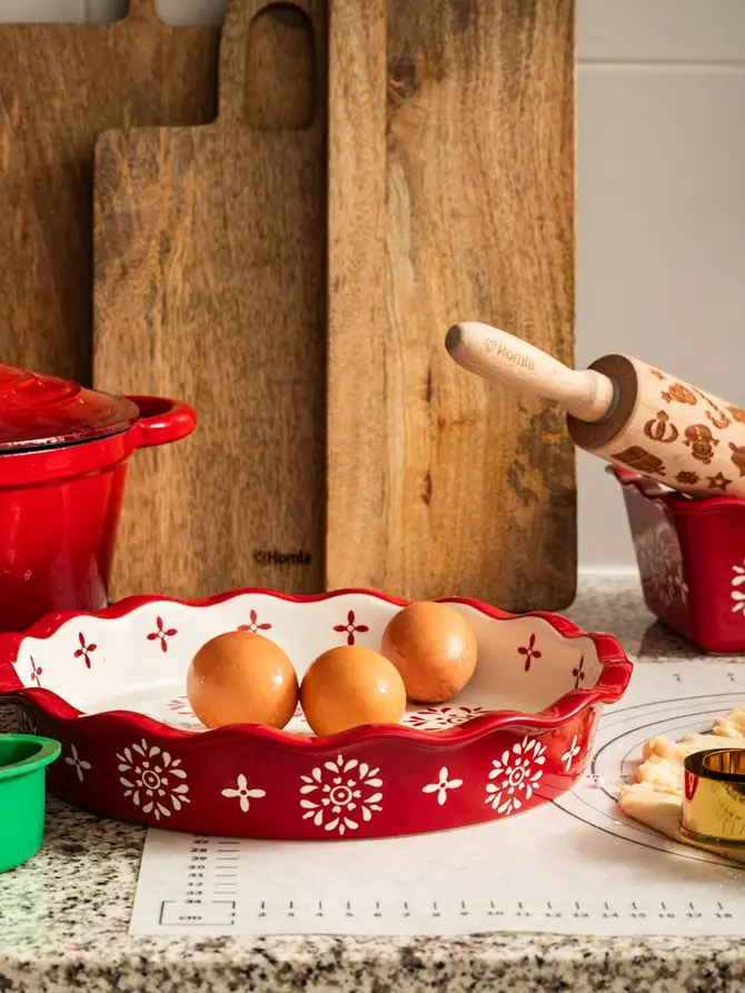 Naczynie do zapiekania BAKIN ceramiczne okrągłe 26 cm