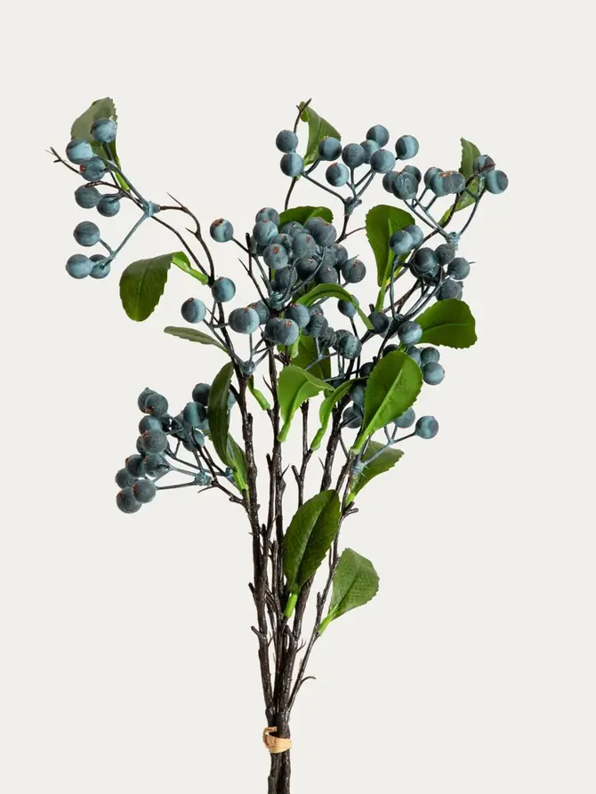 Bukiet sztuczny BRAVELLE jagody fioletowe 52 cm