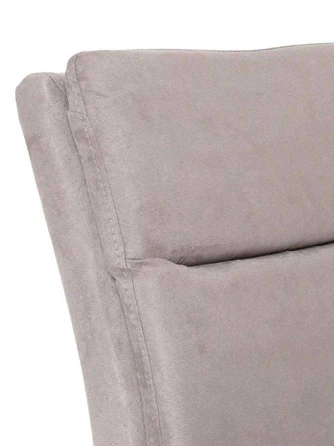 Krzesło ARVIKA szary welur- natur noga - lite drewno 96x48x65 cm