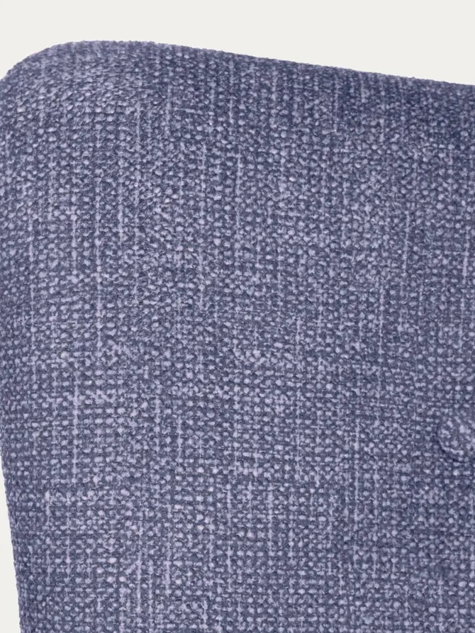 Fotel MOSS POP w tkaninie granatowy 70x55x95 cm