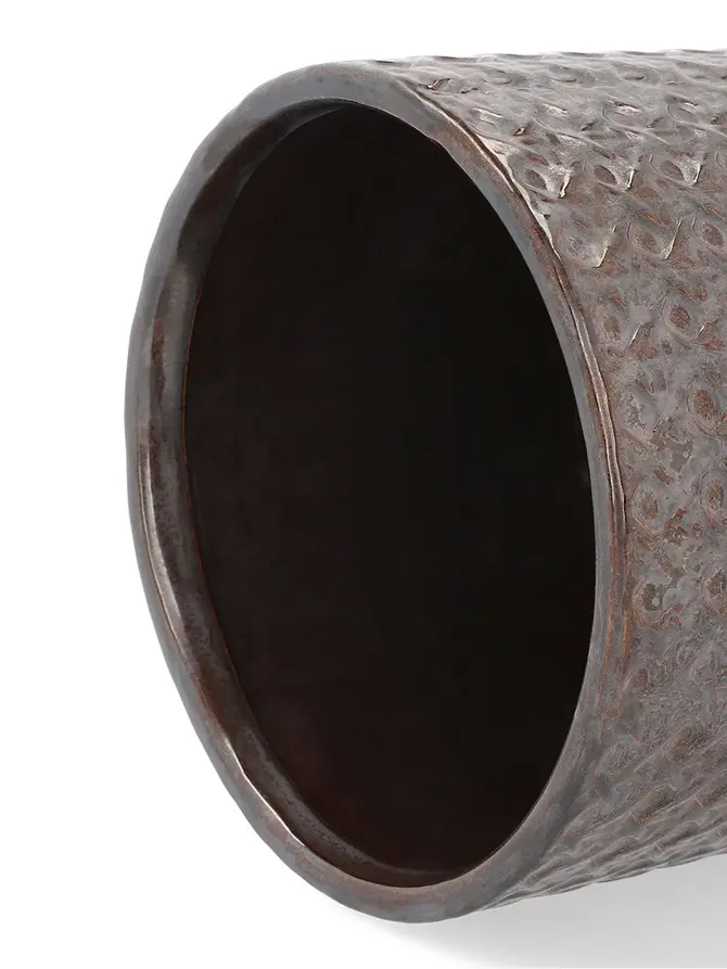Osłonka RATTAN z motywem rattanu czarna 16x14.5