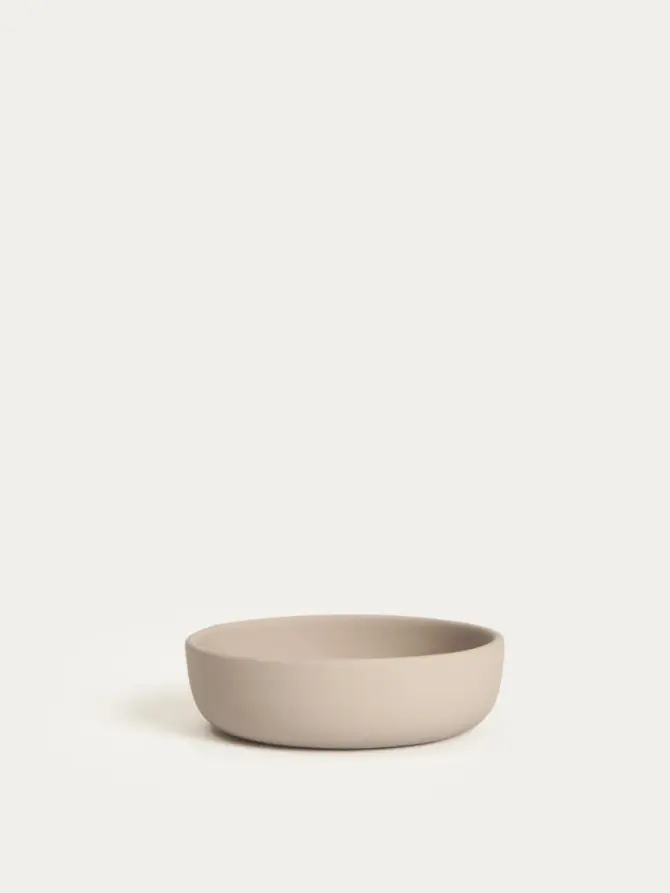 Mydelniczka ALMERI ceramiczna beżowa 11,2x3,2 cm