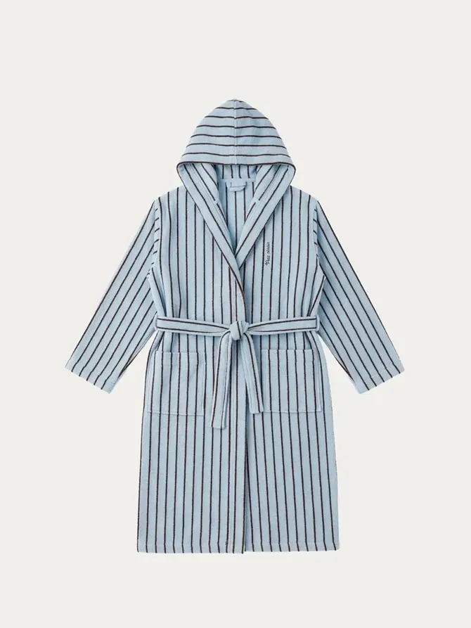 Szlafrok MON PARIS w brązowe paski L/XL