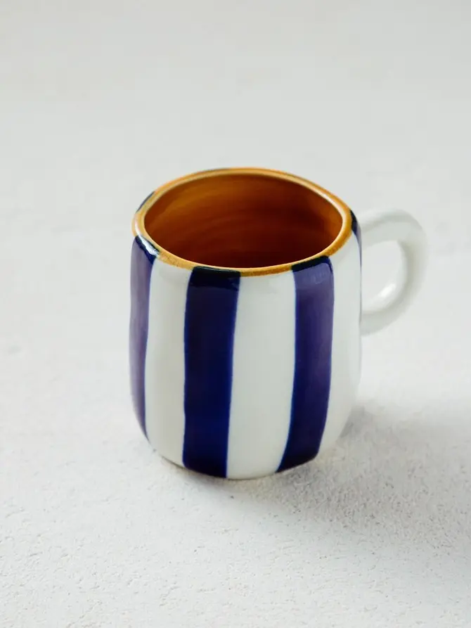 Kubek TORRIT w granatowe paski 0,1 l