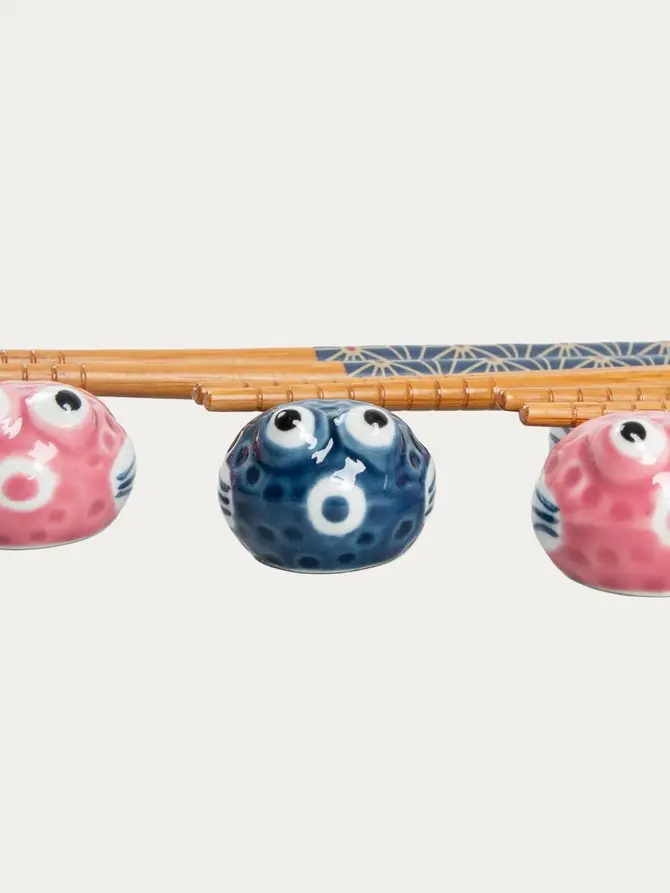 Zestaw KIOTO pałeczek do sushi z podstawkami 8 el