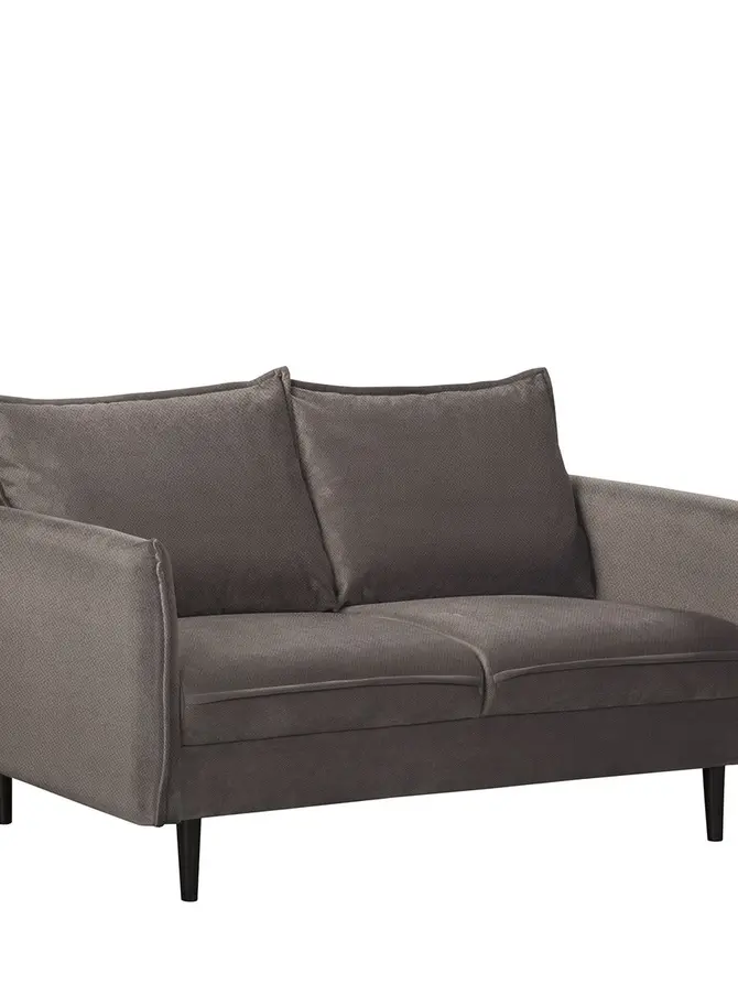 Sofa RUGG Sofa w tkaninie szary 149x86x91 cm