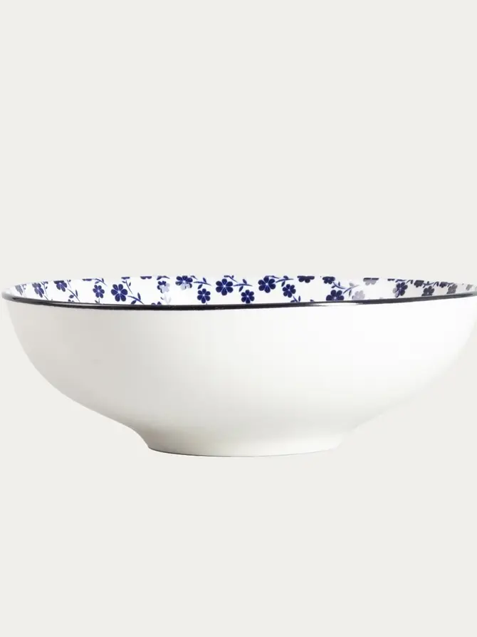 Misa NAVIA granatowa w kwiatuszki 21 cm