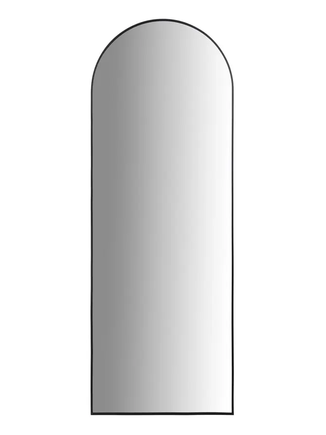 Lustro ELORA stojące czarne 140x50 cm