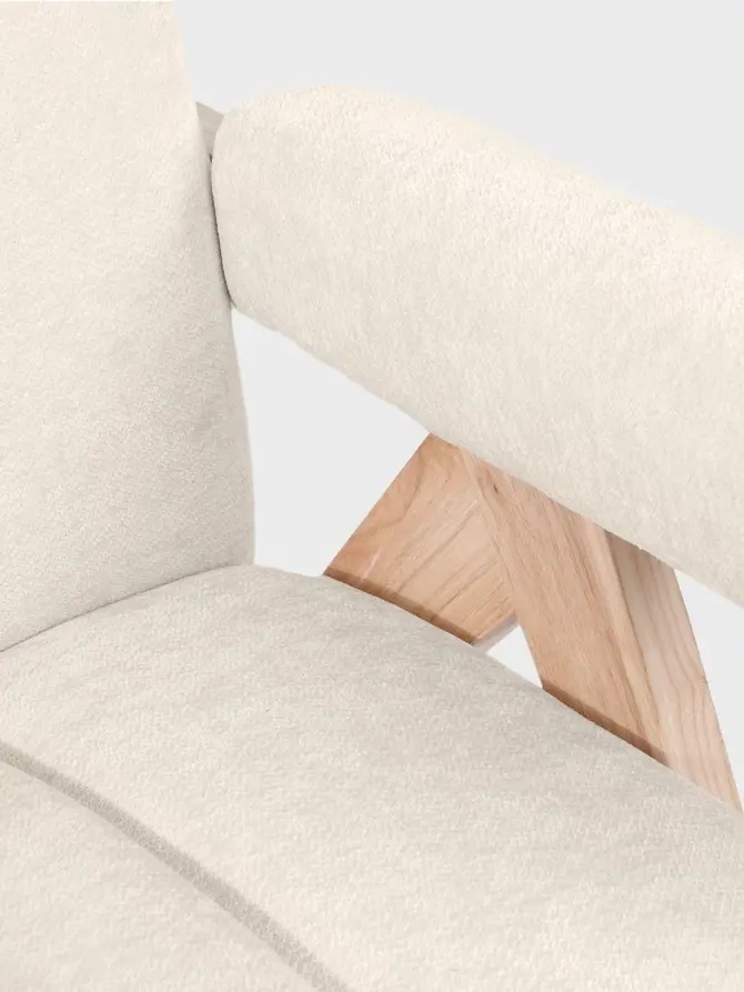 Fotel SUENO Ecru 70x81x81 cm