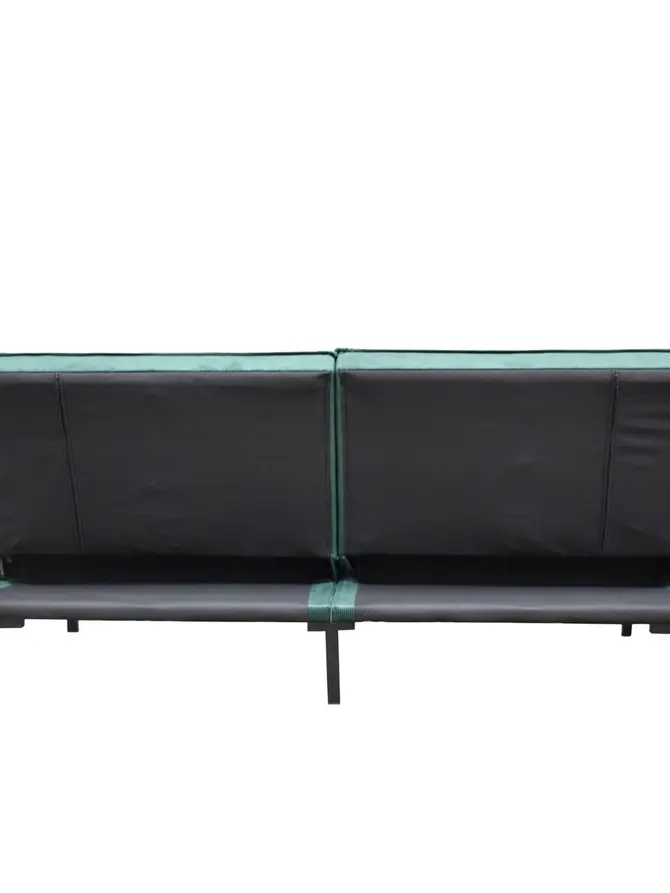 Sofa CANTO 3-osobowa, z funkcją spania, welurowa zielona 199x90x85 cm