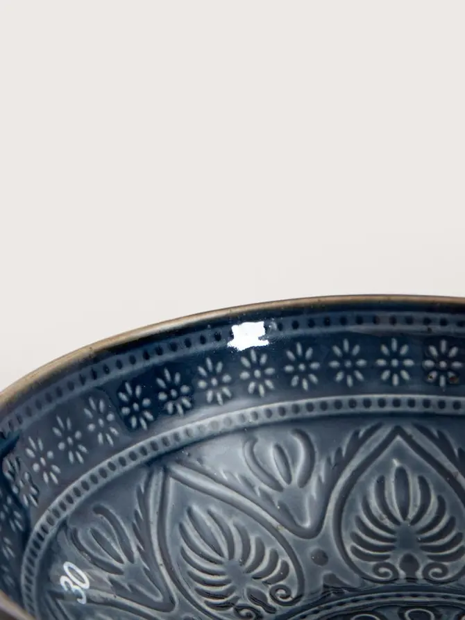 Talerz INDIE głęboki granatowy 18 cm