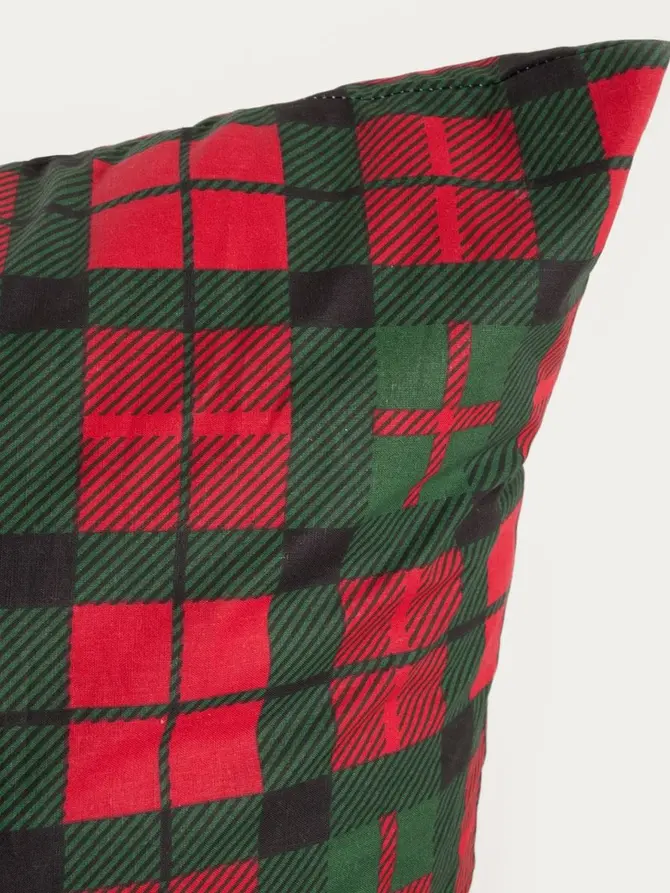 Pościel EC TARTAN bawełniana w kratę 220x200 + 2*70x80 cm