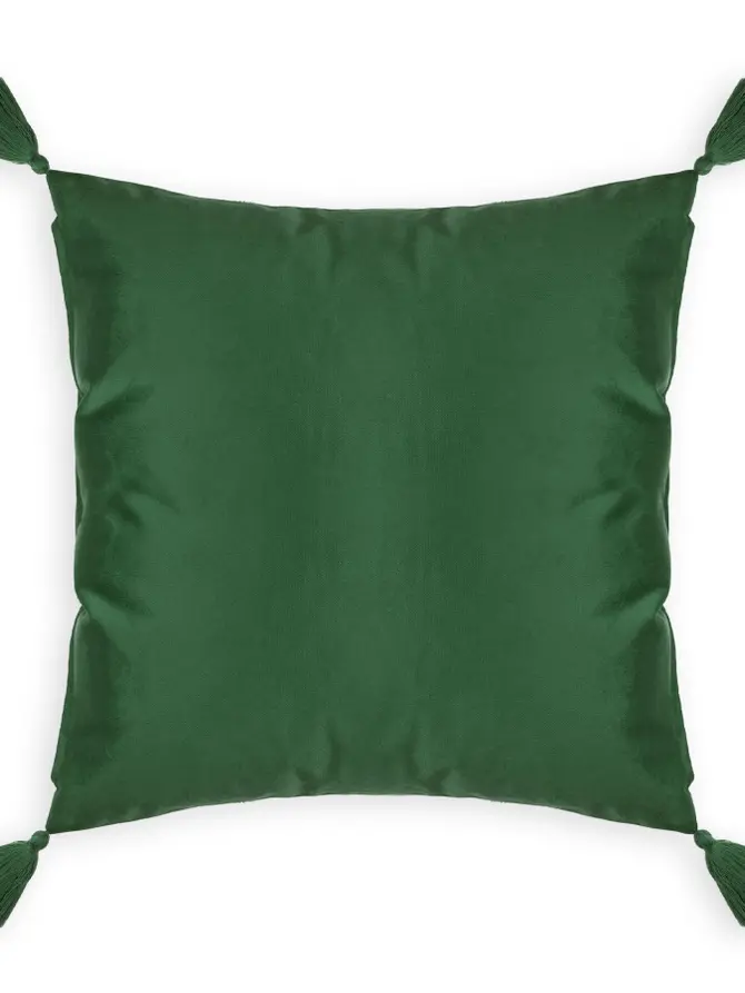 Poszewka LIRA velvetowa zielona 45x45 cm