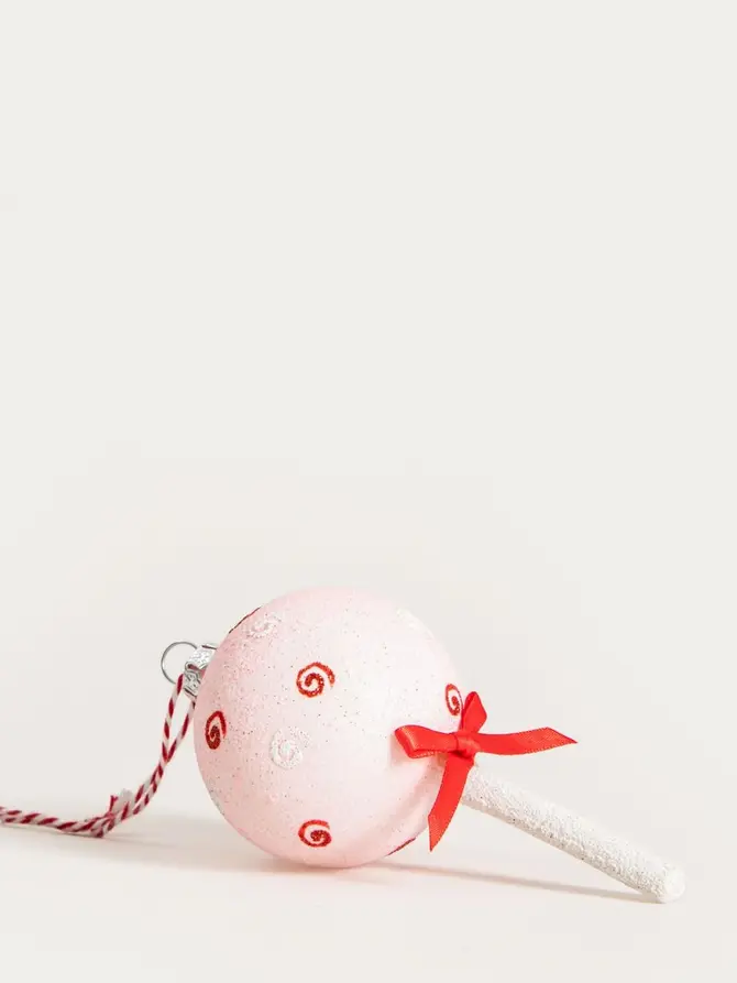 Zawieszka EVI PINK lizak różowy 12 cm