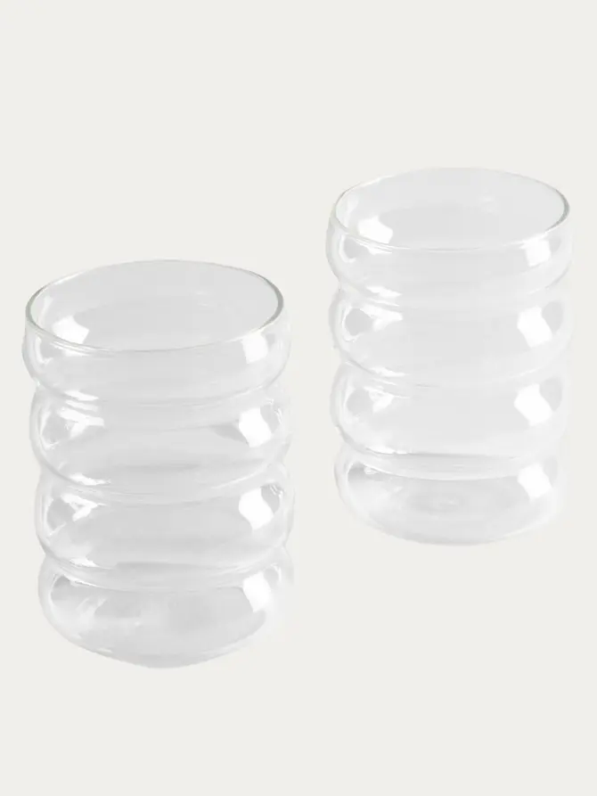 Zestaw szklanek BUBBLY transparentnych, 2 szt. 0,36 l