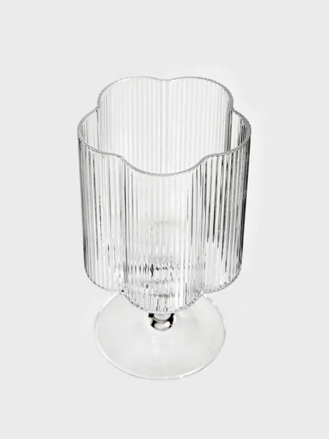 Kieliszek LINEETTA ryflowany na wino 0,2 l