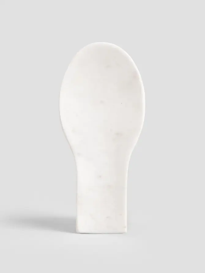 Podstawka MARBLE pod łyżkę marmurowa 22x10,5 cm