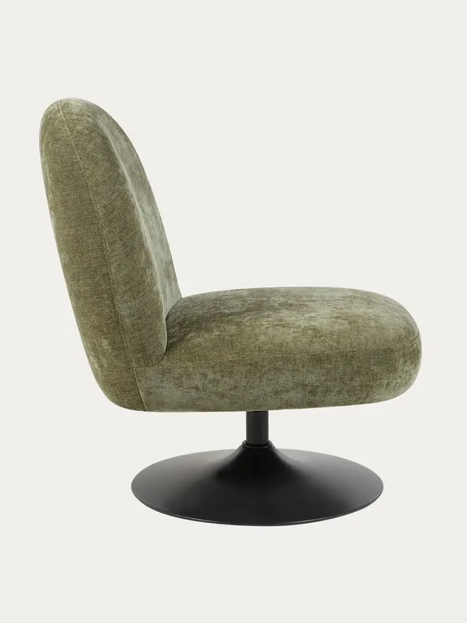 Fotel LIGNERO obrotowy zielony 61x75,5x84 cm