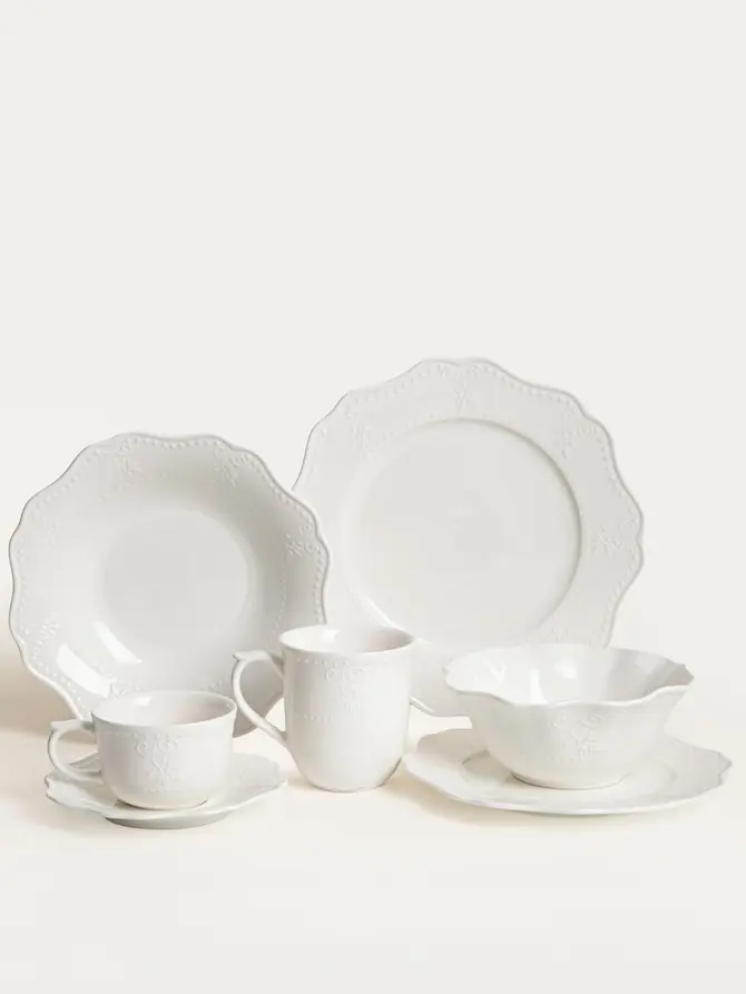 Talerz VISTAL głęboki biały 23 cm