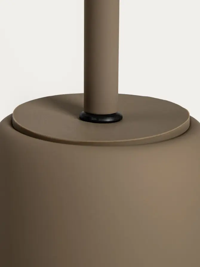 Szczotka do WC ALMERI ceramiczna zielona 11,2x39 cm