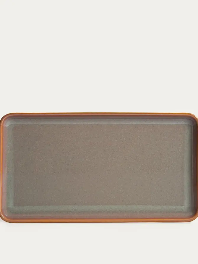 Talerz OKINAWA do serwowania sushi fioletowy 41x22 cm