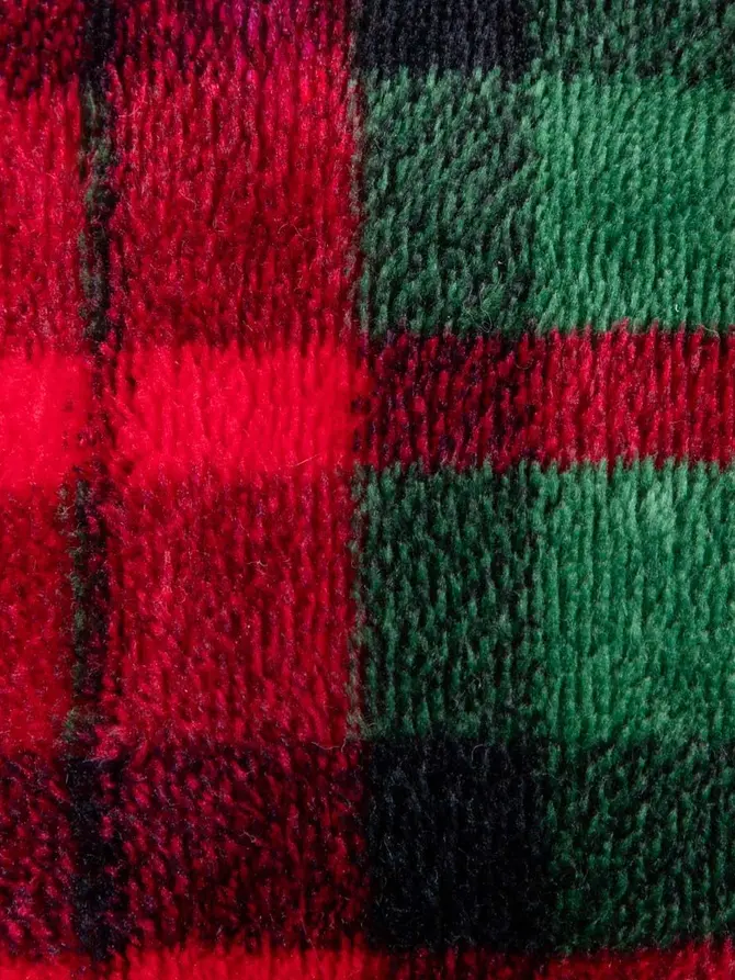 Poduszka TARTAN z szerpą 30X50 cm