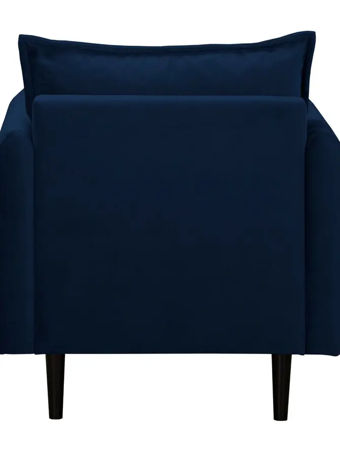Fotel RUGG Fotel granatowy 99x86x91 cm
