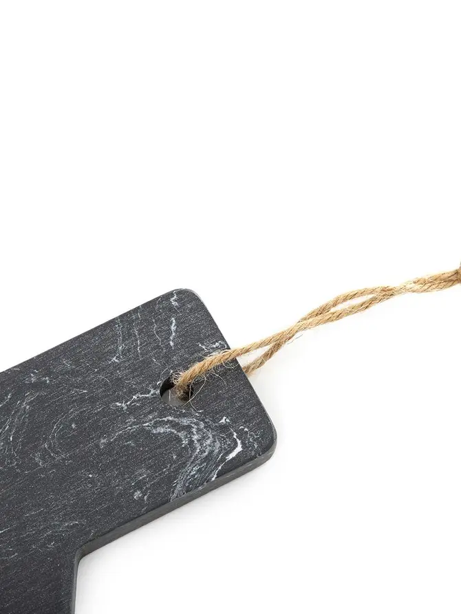 Deska MARBLE dekoracyjna czarna 40x17 cm