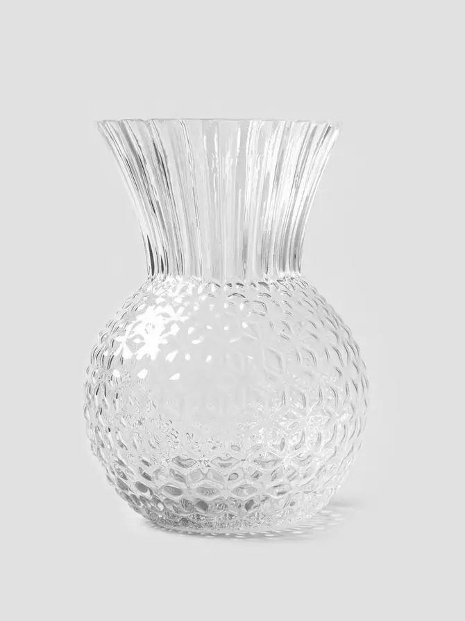 Wazon LIMPID szklany transparentny 14x22 cm