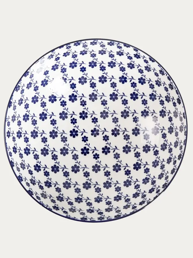 Misa NAVIA granatowa w kwiatuszki 21 cm