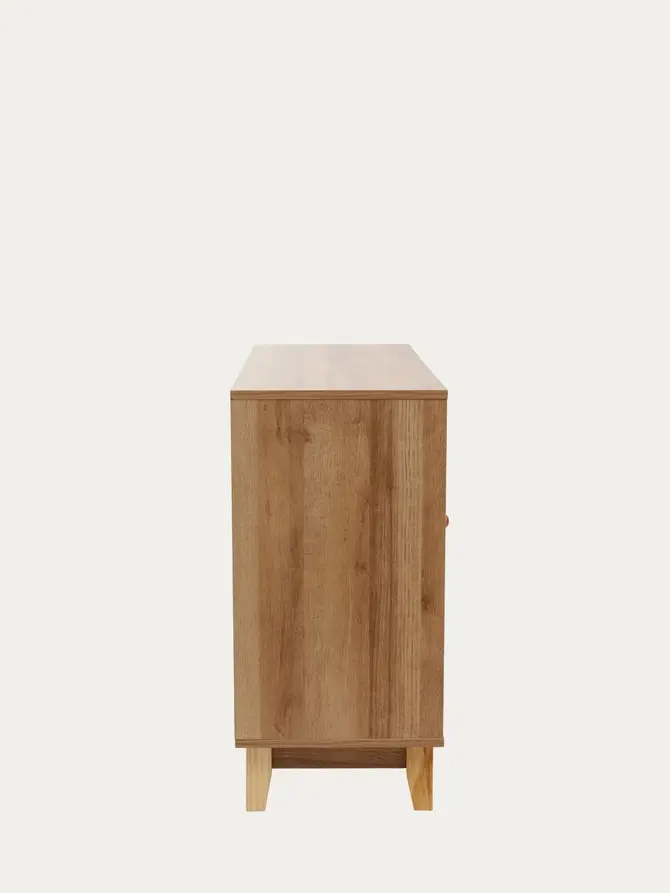 Komoda NOTTO z rattanem 110x35x72 cm