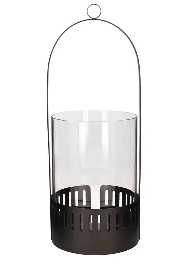 Lampion BRIZZLI czarny 15,5x40,5 cm