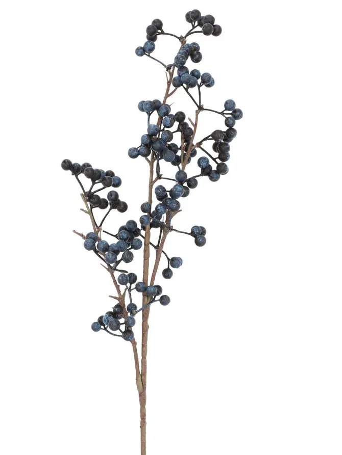 Gałązka SPINO sztuczna granatowa 77 cm