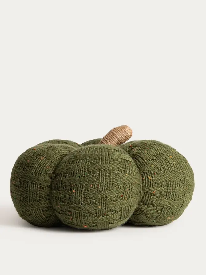 Dynia KIRRA ciemnozielona materiałowa 32x21 cm