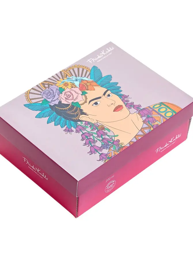 Filiżanka ze spodkiem FRIDA KAHLO fioletowa 0,2 l