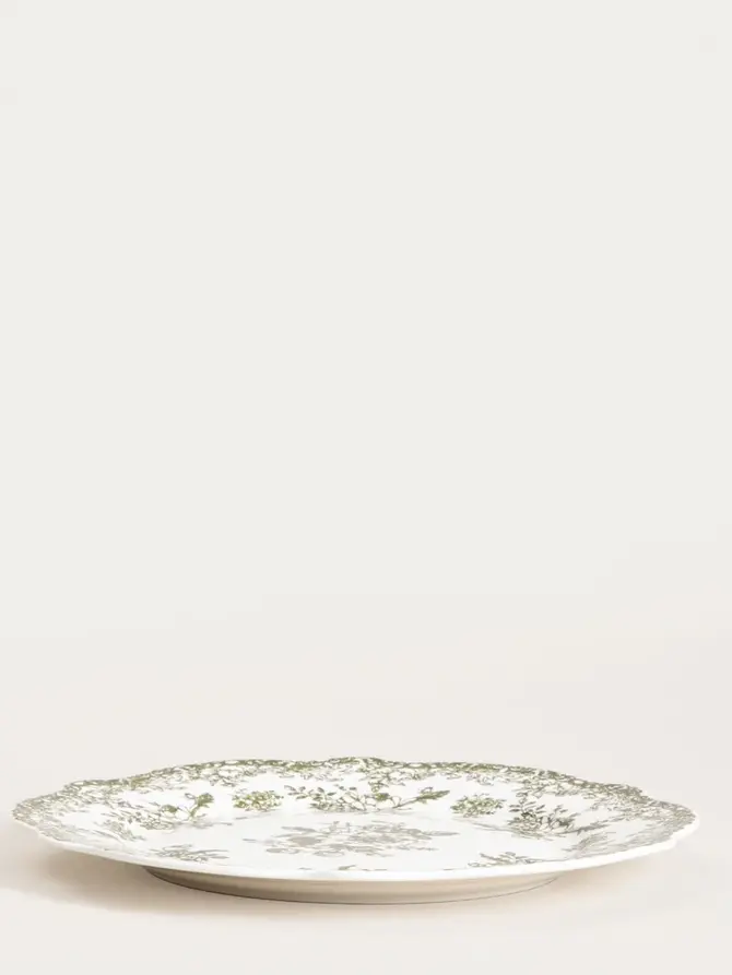 Talerz LOURRY deserowy zielony 19 cm