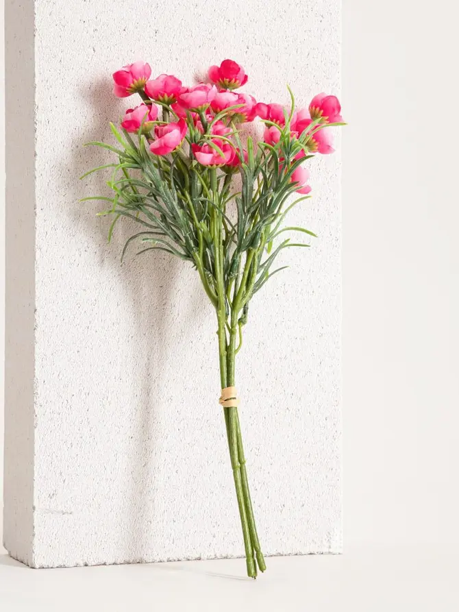 Bukiet kwiatów CAMELIA kamelia różowa 30 cm