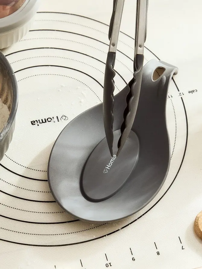Podstawka EASY COOK pod łyżkę szara 23x12 cm