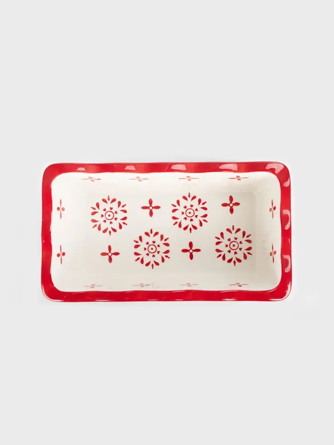 Naczynie do zapiekania BAKIN ceramiczne prostokątne 24x14x8 cm