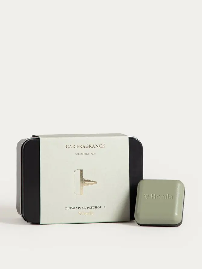 Zestaw zapachowy do samochodu URBAN LEATHER Eucalyptus Patchouli 3 szt.