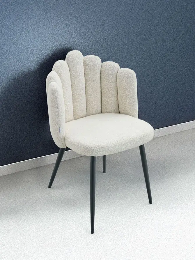 Krzesło LUXE Ecru 56x55x86 cm