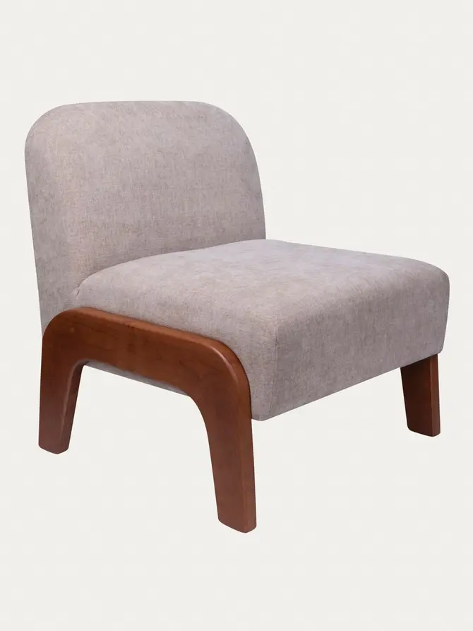 Fotel LUSENTO beżowy 66x72x72 cm