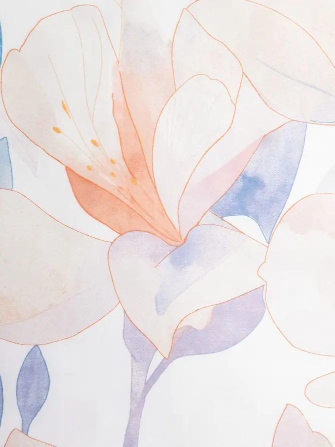 Pościel EC ROSA satynowa w kwiaty 220x200 + 2*70x80 cm