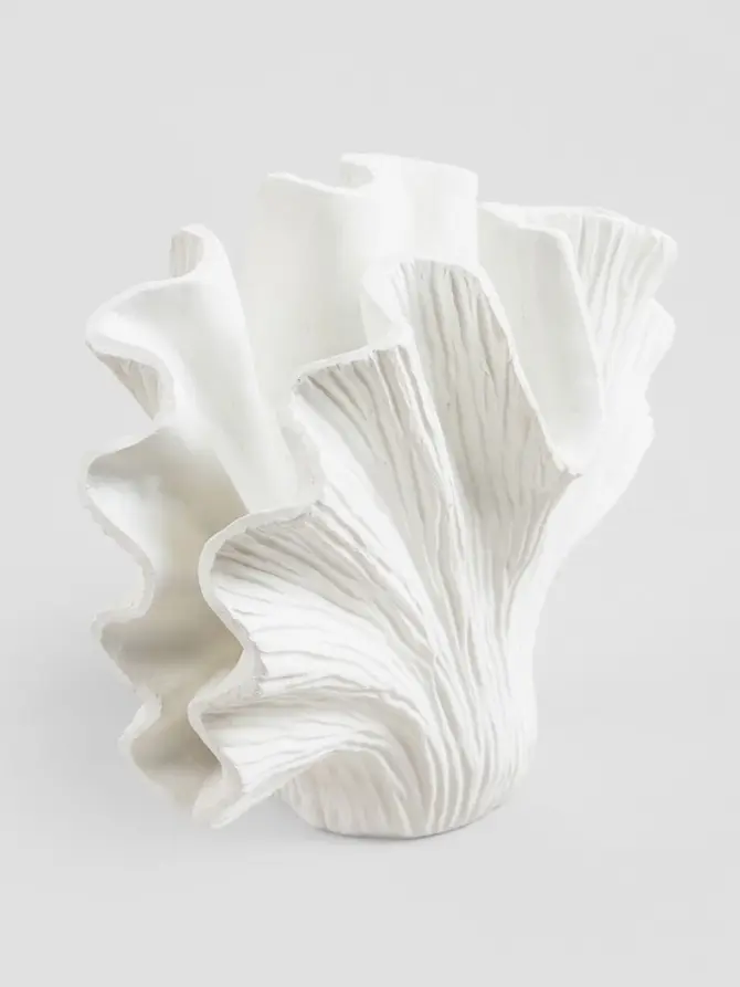 Wazon EVANIA w kształcie muszli 20x11x16cm